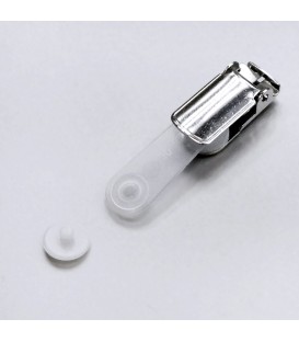 Clip bretelle ovale - Languette 1 pression